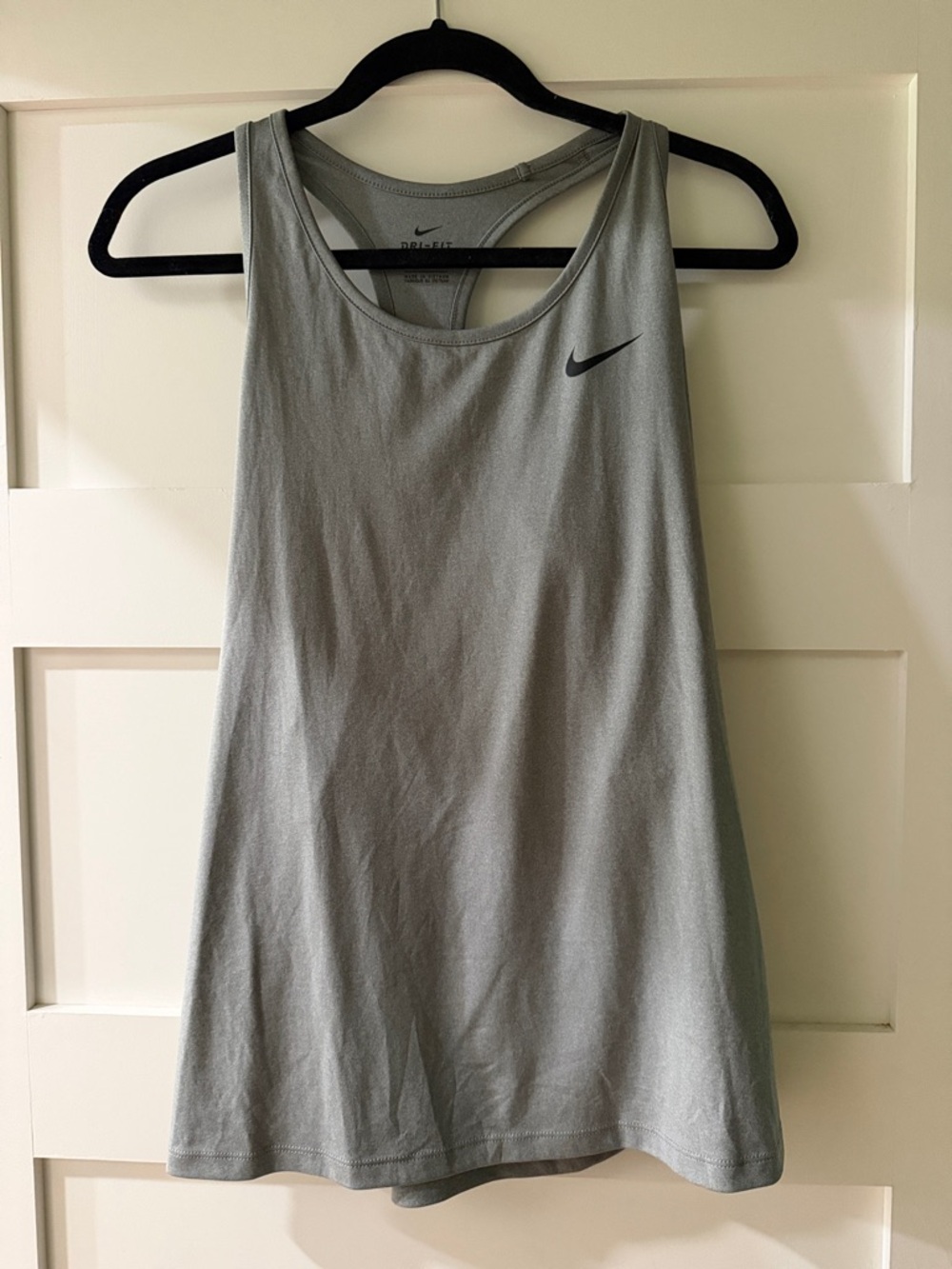 Nike Light Gray Racerback Athletic Tank